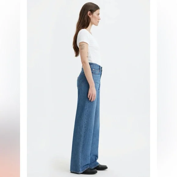 Levi's RIBCAGE WIDE LEG H223 I'M NEVER WRONG sz 25W*32L NWT - Picture 3 of 13